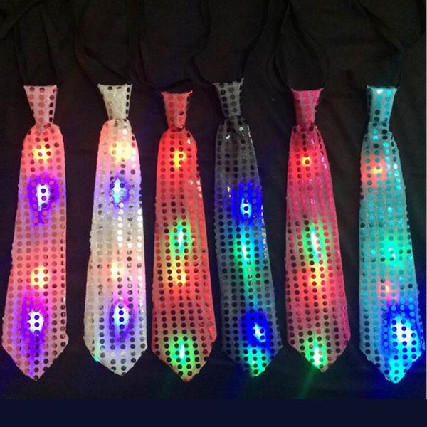 adults child sequins led necktie light up neck tie luminous bowtie flashing party favor christmas props za4970
adults child sequins led necktie light up neck tie luminous bowtie flashing party favor christmas props za4970