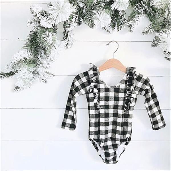 2018 newborn infant baby girl ruffle rlong sleeves jumpsuit bodysuit plaid clothes casual outfit drop shipping, Blue
2018 newborn infant baby girl ruffle rlong sleeves jumpsuit bodysuit plaid clothes casual outfit drop shipping, Blue