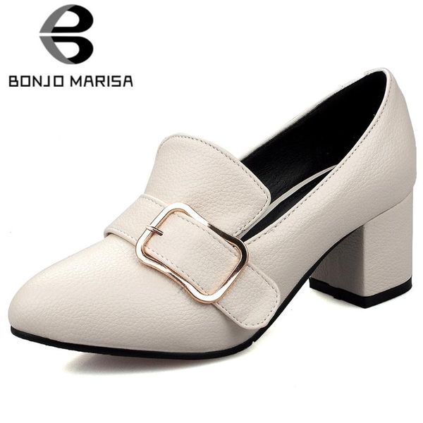 bonjomarisa ladies elegant slip-on solid office pumps concise buckle decorating pumps women high block heels women shoes, Black
bonjomarisa ladies elegant slip-on solid office pumps concise buckle decorating pumps women high block heels women shoes, Black