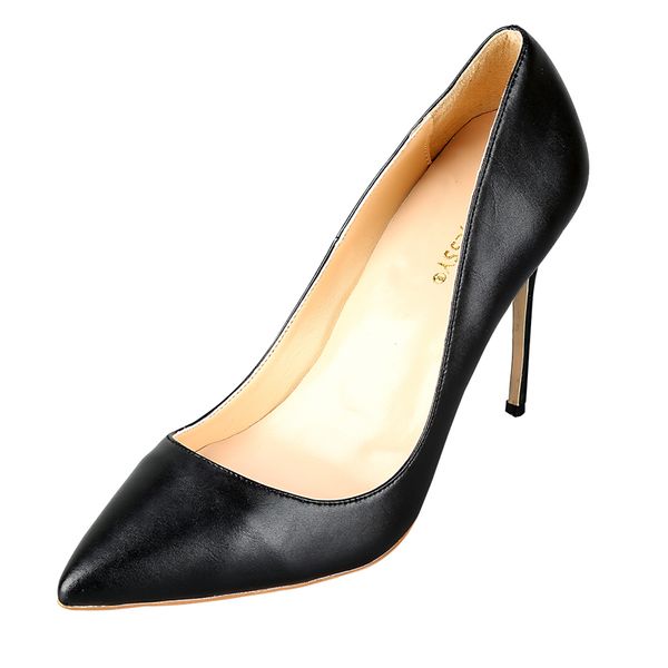 knockout2020 tailor leather 32 matte color women personal high pumps shallow thin heels fashion dress party shoes, Black
knockout2020 tailor leather 32 matte color women personal high pumps shallow thin heels fashion dress party shoes, Black