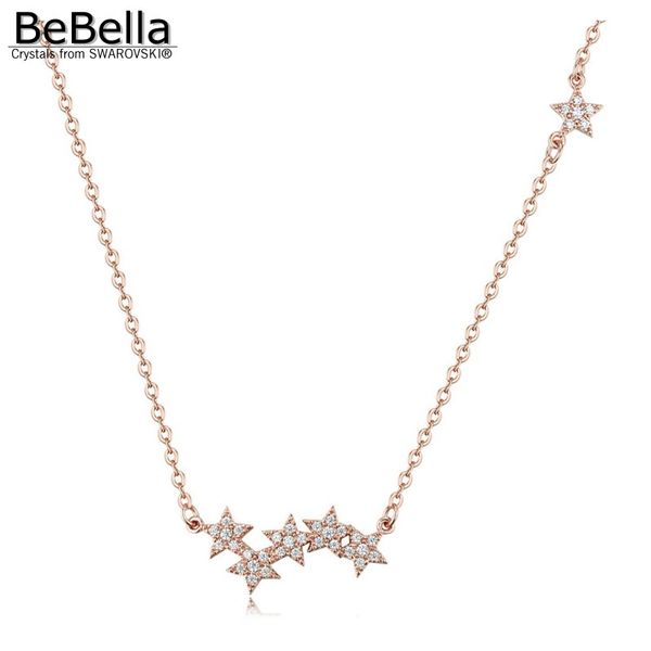 bebella gold color plated stars pendant necklace fashion jewelry with cubic zirconia stone for women fashion jewelry gift 2020, Silver
bebella gold color plated stars pendant necklace fashion jewelry with cubic zirconia stone for women fashion jewelry gift 2020, Silver