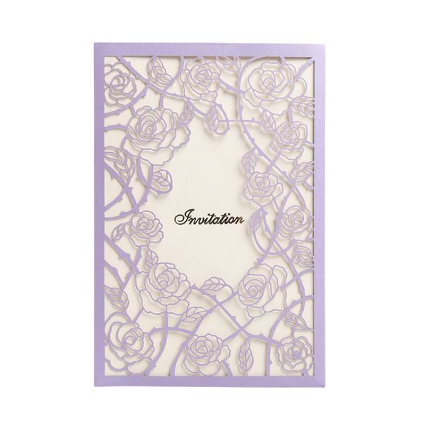 1pcs gold glitter paper laser cut rose flower wedding invitation card personalized wedding decor party supplies
1pcs gold glitter paper laser cut rose flower wedding invitation card personalized wedding decor party supplies