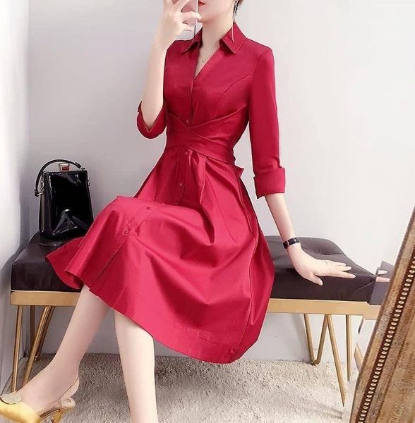 big children's socialite red autumn dress 2020 new waist skirt long skirt slimming popular long dress temperament cfkn8, Black;gray
big children's socialite red autumn dress 2020 new waist skirt long skirt slimming popular long dress temperament cfkn8, Black;gray