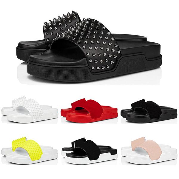 red bottom slippers loafer mens womens slide summer fashion casual sandal slipper loafers slides sandals moccasins flip flops size 38-46, Black
red bottom slippers loafer mens womens slide summer fashion casual sandal slipper loafers slides sandals moccasins flip flops size 38-46, Black