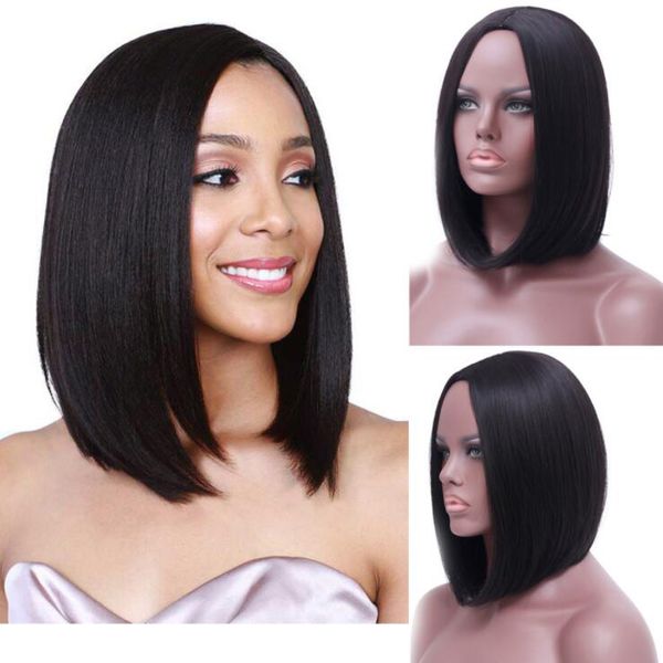 selling ladies bob short straight hair wigs new europe africa hair wigs heat resistant synthetic hair wig for women, Black
selling ladies bob short straight hair wigs new europe africa hair wigs heat resistant synthetic hair wig for women, Black