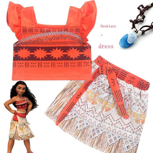 2020 princess cosplay costume for children vaiana dress costume with necklace for halloween costumes kids girls gifts, Red;yellow
2020 princess cosplay costume for children vaiana dress costume with necklace for halloween costumes kids girls gifts, Red;yellow