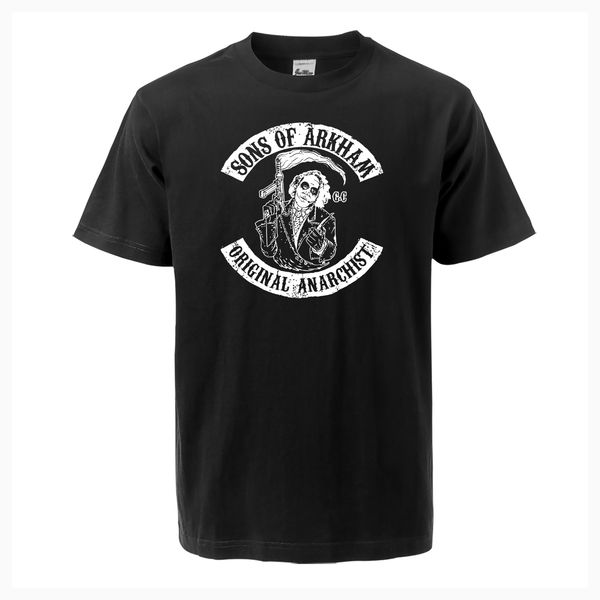 new arrival sons of arkham joker gotham men t-shirt 2019 summer hip hop short sleeve shirt casual cotton tees