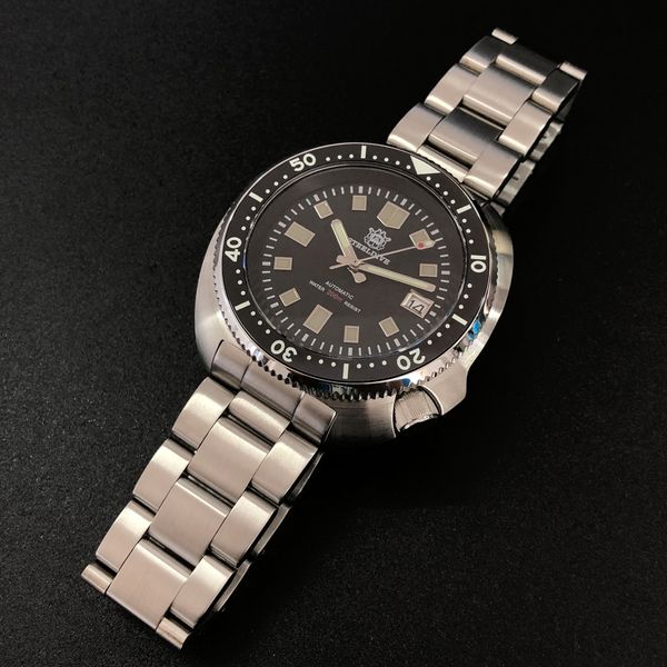 2020 the newsteeldive pro diver watch 200m waterproof nh35 automatic watch men sapphire crystal stainless steel luxury mechanical watch dive, Slivery;brown
2020 the newsteeldive pro diver watch 200m waterproof nh35 automatic watch men sapphire crystal stainless steel luxury mechanical watch dive, Slivery;brown
