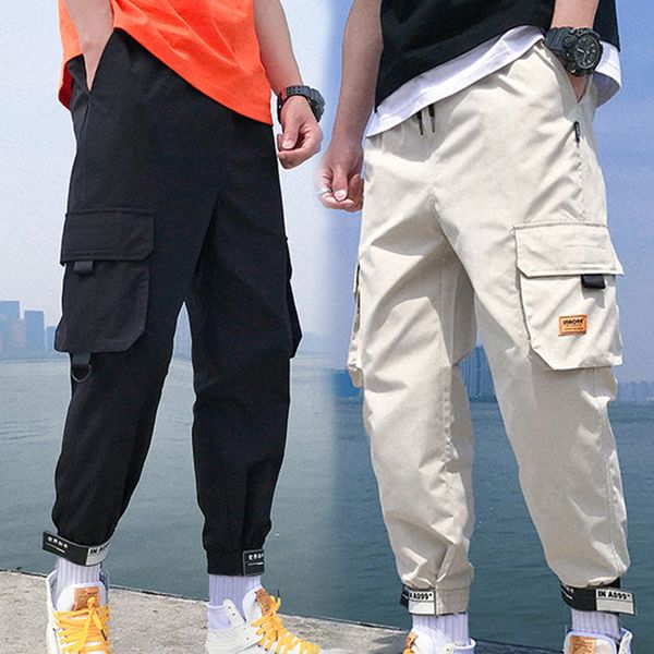 2020 summer autumn men cargo pants streetwear japanese style pants male fashion patchwork ankle-tied full length trousers, Black
2020 summer autumn men cargo pants streetwear japanese style pants male fashion patchwork ankle-tied full length trousers, Black
