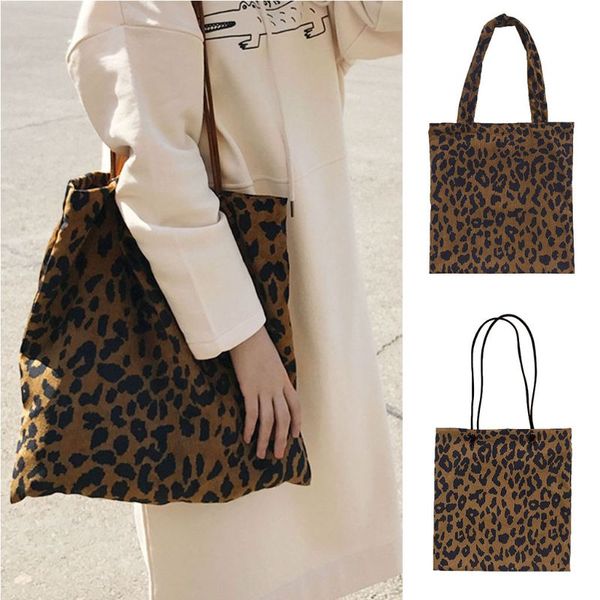 2020 fashion luxury new women designer corduroy shopping bag reusable tote handbag lady female leopard pattern casual shoulder bags shoppers
2020 fashion luxury new women designer corduroy shopping bag reusable tote handbag lady female leopard pattern casual shoulder bags shoppers