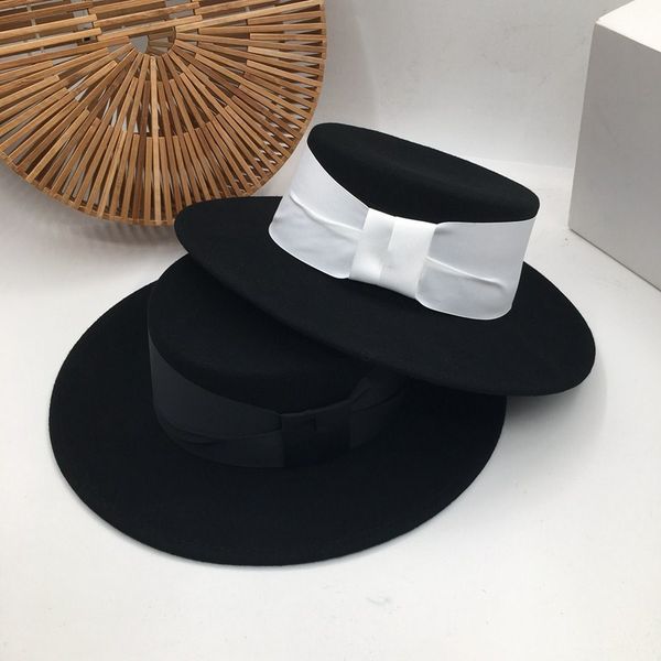 stingy brim hats in europe and the british flat hat black wool sir joker fashion fedora panama, Blue;gray
stingy brim hats in europe and the british flat hat black wool sir joker fashion fedora panama, Blue;gray