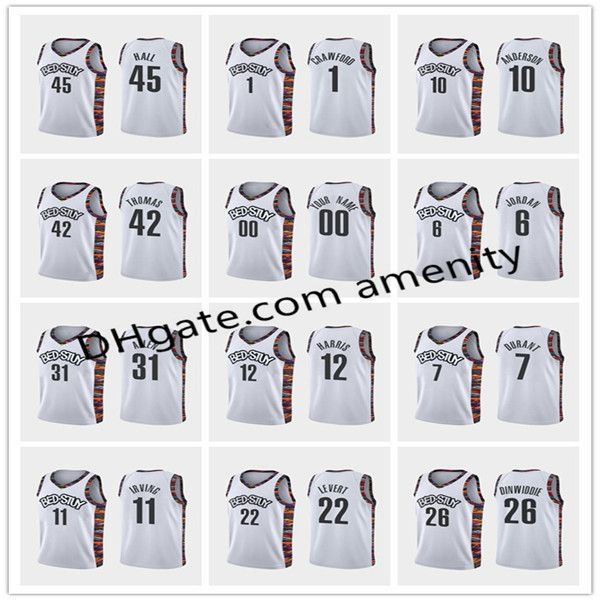 nets brooklyn 45 donta hall 1 crawford 11 irving 22 levert 7 durant white basketball jerseys jamal kyrie kevin city biggie jersey, Black
nets brooklyn 45 donta hall 1 crawford 11 irving 22 levert 7 durant white basketball jerseys jamal kyrie kevin city biggie jersey, Black