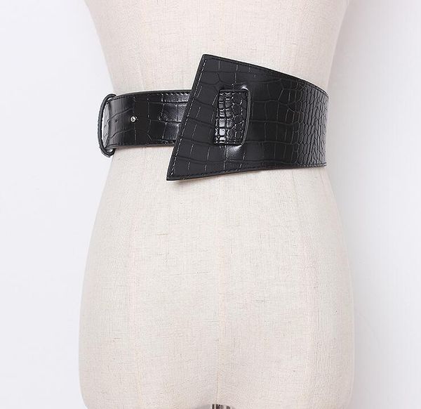 women's runway fashion pu leather cummerbunds female vintage dress corsets waistband belts decoration wide belt r2173, Black;brown
women's runway fashion pu leather cummerbunds female vintage dress corsets waistband belts decoration wide belt r2173, Black;brown
