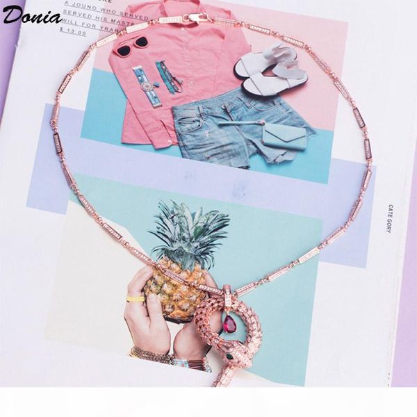 donia jewelry three color electroplate micro setting zircon necklace european and american fashion accessories luxury birthday gift, Golden;silver
donia jewelry three color electroplate micro setting zircon necklace european and american fashion accessories luxury birthday gift, Golden;silver