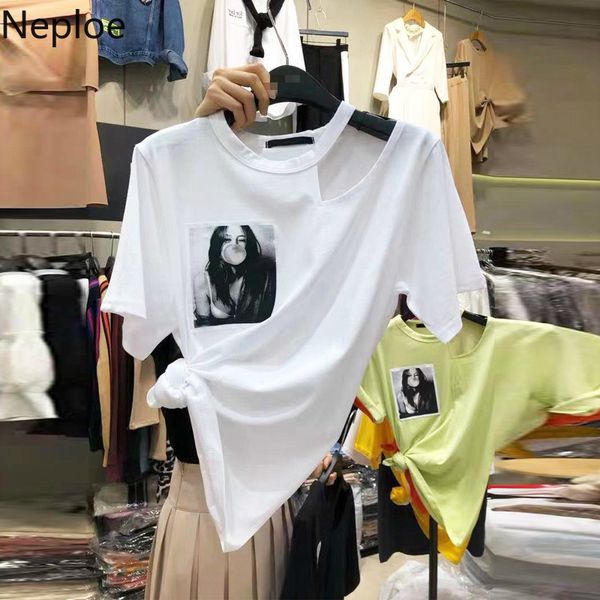 neploe character print t shirts women spring 2020 korean o neck shoulderless female tees loose casual cotton ladies a10052, White
neploe character print t shirts women spring 2020 korean o neck shoulderless female tees loose casual cotton ladies a10052, White