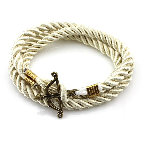 charm bracelets bow and arrow brown braided leather cotton multi-strand wrap bracelet wristband, Golden;silver
charm bracelets bow and arrow brown braided leather cotton multi-strand wrap bracelet wristband, Golden;silver