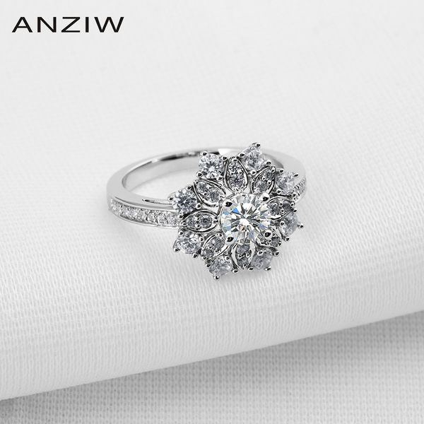 luxury women engagement jewelry 925 sterling silver sona bague female wedding finger flower rings t200905, Slivery;golden
luxury women engagement jewelry 925 sterling silver sona bague female wedding finger flower rings t200905, Slivery;golden