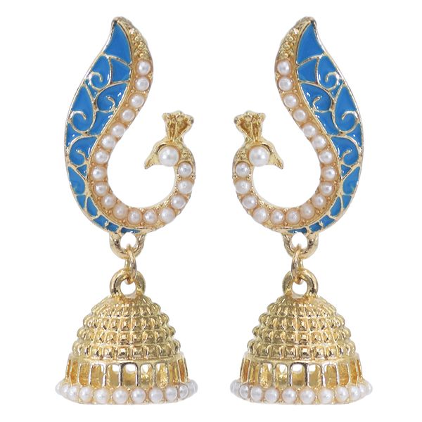 indian jhumka earrings for women gold peacock shaped with imitation pearl bells tassel earring party jewelry gift, Silver
indian jhumka earrings for women gold peacock shaped with imitation pearl bells tassel earring party jewelry gift, Silver