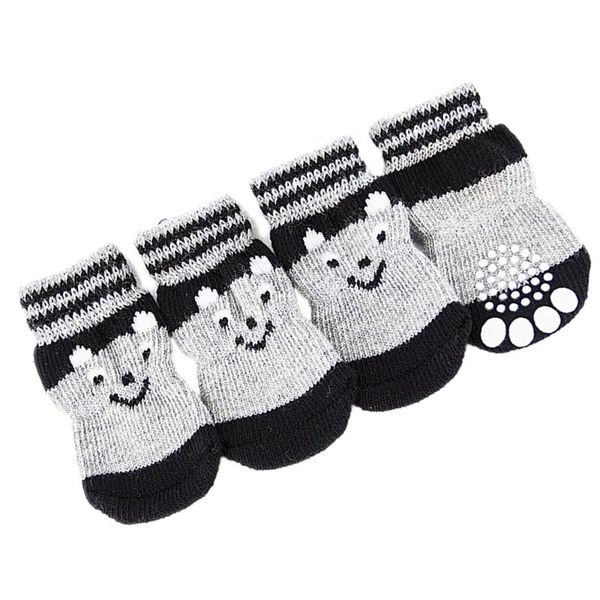 dog apparel 4pcs pet puppy cat non-slip cotton socks with cartoon prints size s
dog apparel 4pcs pet puppy cat non-slip cotton socks with cartoon prints size s