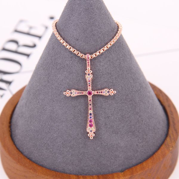 rosegolden necklace color zircon cross charm cz 2020 spring brand new fashion jewelry thomas bijoux gift for women 0927, Silver
rosegolden necklace color zircon cross charm cz 2020 spring brand new fashion jewelry thomas bijoux gift for women 0927, Silver