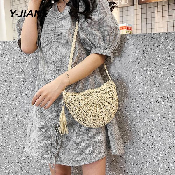 woman straw tassel shoulder bag casual hollow out strap crossbody bag 2020 zipper beach nature messenger bolsa feminina#g3
woman straw tassel shoulder bag casual hollow out strap crossbody bag 2020 zipper beach nature messenger bolsa feminina#g3