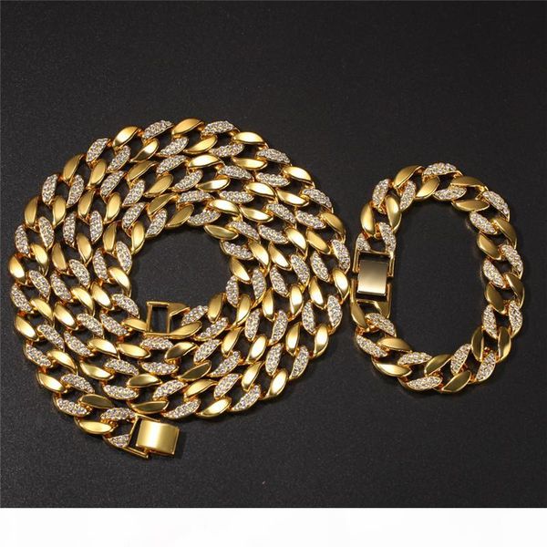 ale men women hip hop cuban chains necklace bracelet set gold silver color clear rhinestone cuban necklace set nice gift
ale men women hip hop cuban chains necklace bracelet set gold silver color clear rhinestone cuban necklace set nice gift