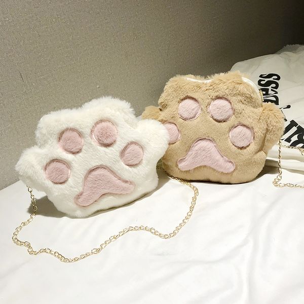 women's plush adorkable fresh cat claw soft sister chain shoulder/crossbody bag yubai
women's plush adorkable fresh cat claw soft sister chain shoulder/crossbody bag yubai