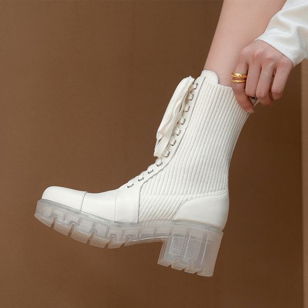 натуральная кожа женщины сапог новой овчина внутри transparent sole knight boots осень зима narrow band середина икры, Black
натуральная кожа женщины сапог новой овчина внутри transparent sole knight boots осень зима narrow band середина икры, Black
