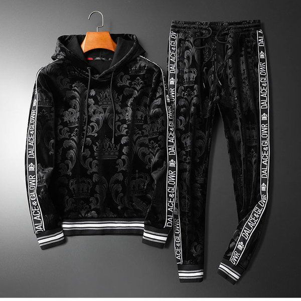 limited tracksuit mens pure color 2 piece set autumn warm long sleeve hoodie zipper side stripe casual tracksuits, Gray
limited tracksuit mens pure color 2 piece set autumn warm long sleeve hoodie zipper side stripe casual tracksuits, Gray
