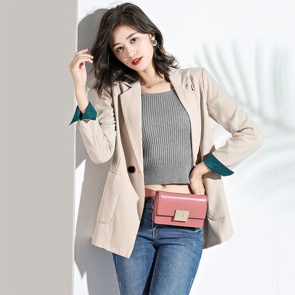 women clothes small suit jacket female autumn women's fashion korean the british style suit jacket women, White;black
women clothes small suit jacket female autumn women's fashion korean the british style suit jacket women, White;black