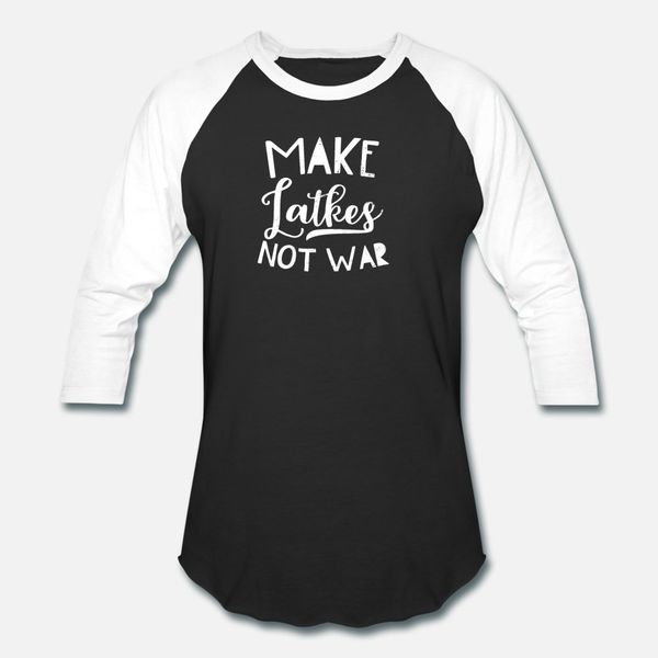 jewish joke make latkes not war gift t shirt men personalized cotton size s-3xl family gift new style summer style natural shirt
jewish joke make latkes not war gift t shirt men personalized cotton size s-3xl family gift new style summer style natural shirt