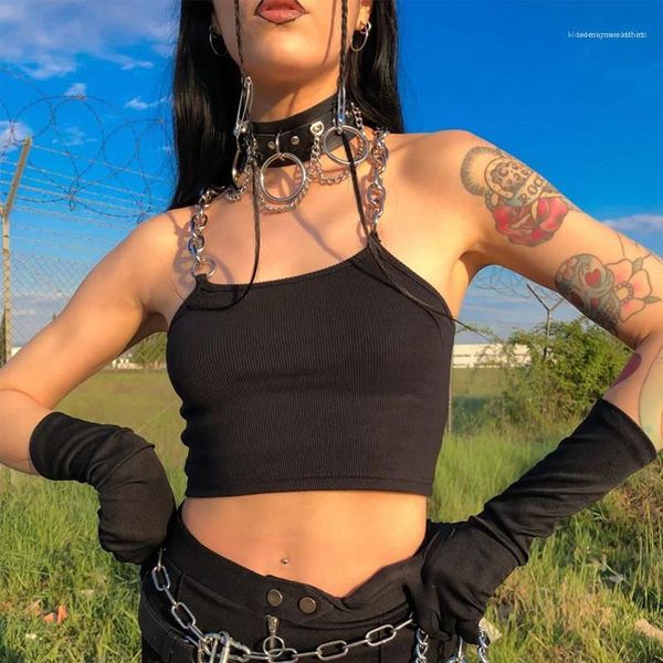 casual solid color camis women clothing women designer chain strap camis hollow out crop, White
casual solid color camis women clothing women designer chain strap camis hollow out crop, White