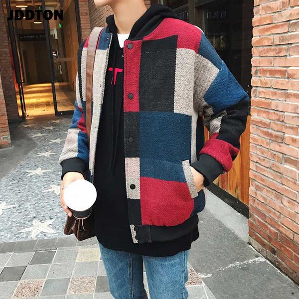jddton autumn men flying suit style sweater man streetwear splice knitted casual woolen plaid bomber sweater male clothing je166, White;black
jddton autumn men flying suit style sweater man streetwear splice knitted casual woolen plaid bomber sweater male clothing je166, White;black