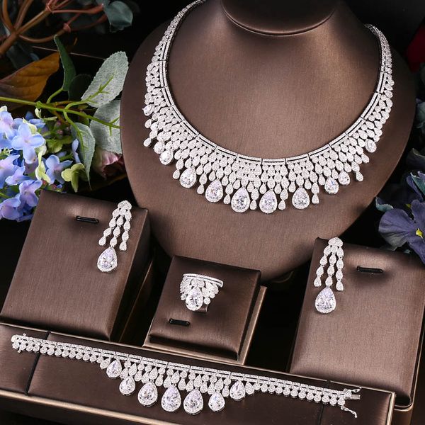 janekelly luxury cubic zirconia necklace bracelet earrings and ring 4pcs dubai wedding jewelry set for women,bridal dress dinner, Silver
janekelly luxury cubic zirconia necklace bracelet earrings and ring 4pcs dubai wedding jewelry set for women,bridal dress dinner, Silver