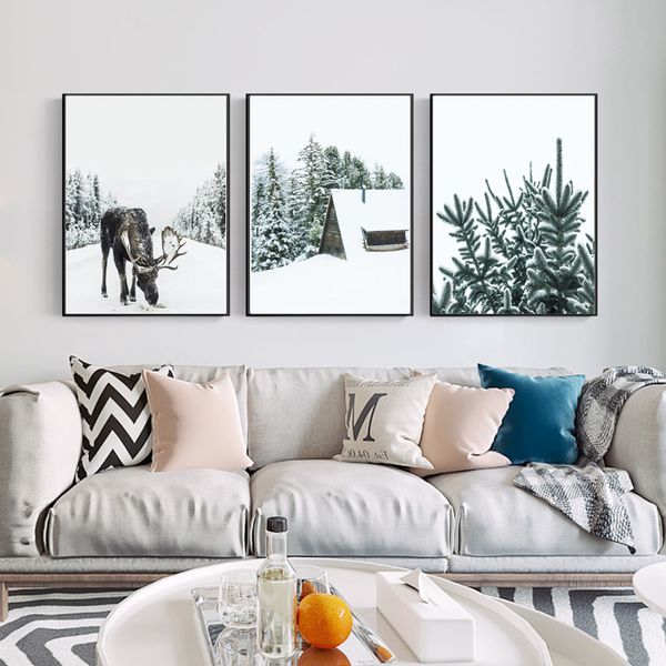 скандинавские плакаты стиль муса и печать зимних животные снег wall art forest canvas paintingwall изображение для гостиной home decor
скандинавские плакаты стиль муса и печать зимних животные снег wall art forest canvas paintingwall изображение для гостиной home decor