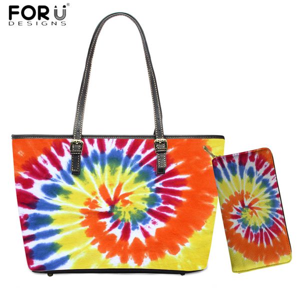 forudesigns hand made tie dye 3d print women handbags 2pcs/set pu leather shoulder bags large travel handle bag for lady mom
forudesigns hand made tie dye 3d print women handbags 2pcs/set pu leather shoulder bags large travel handle bag for lady mom