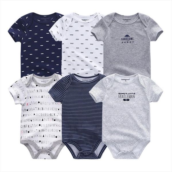 6pcs lots newborn baby bodysuits short sleevele baby clothes o neck 0 12m baby jumpsuit cotton boy amp girl clothing infant set, Blue
6pcs lots newborn baby bodysuits short sleevele baby clothes o neck 0 12m baby jumpsuit cotton boy amp girl clothing infant set, Blue