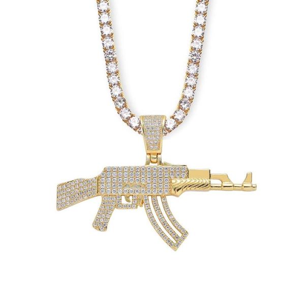 pendant necklaces men necklace brass + cz gun shape pendants rapper jewelry gift hip hop bling zircon tennis chain iced out, Silver
pendant necklaces men necklace brass + cz gun shape pendants rapper jewelry gift hip hop bling zircon tennis chain iced out, Silver