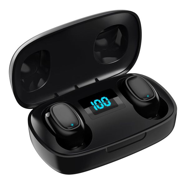 new tws bluetooth earphones 5.0 wireless earbuds mini headphone touch control stereo binaural talk headset with power digital display 
new tws bluetooth earphones 5.0 wireless earbuds mini headphone touch control stereo binaural talk headset with power digital display