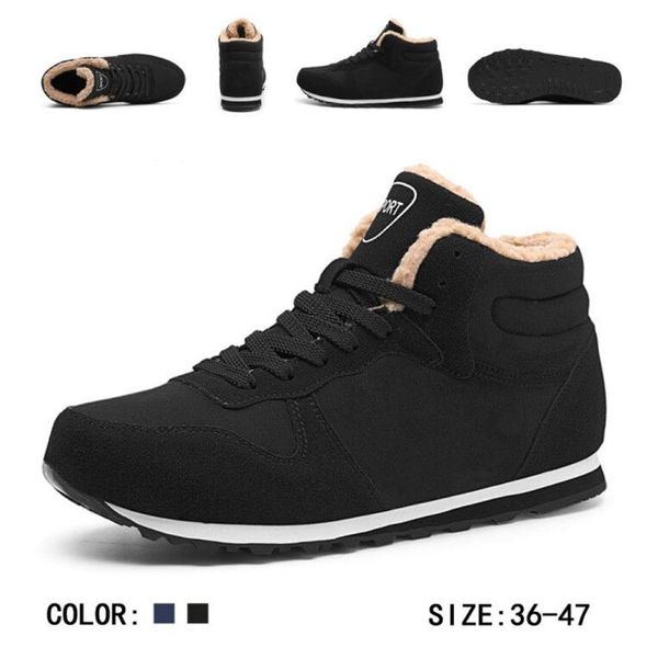 black men boots men winter shoes plus size 36-47 warm ankle botas hombre for leather winter boots shoes plush sneaker
black men boots men winter shoes plus size 36-47 warm ankle botas hombre for leather winter boots shoes plush sneaker