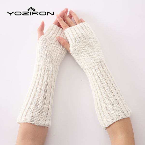 yoziron fashion fold wrinkles knitted winter long fingerless gloves women glove solid mittens wool arm warmers, Blue;gray
yoziron fashion fold wrinkles knitted winter long fingerless gloves women glove solid mittens wool arm warmers, Blue;gray