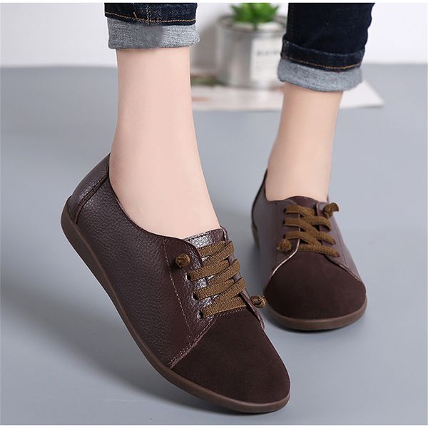 women spring lace up pu leather flat shoes ladies comfort light casual shoes woman platform fashion falts shoe female, Black
women spring lace up pu leather flat shoes ladies comfort light casual shoes woman platform fashion falts shoe female, Black