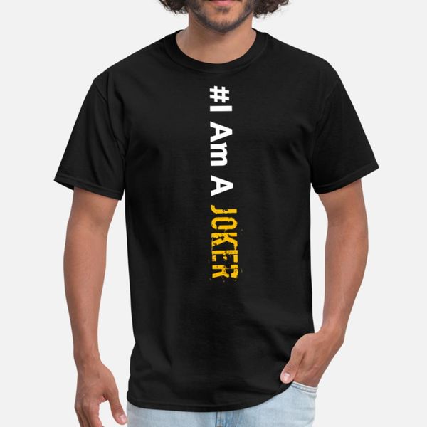 i am a joker logo t shirt men customized tee shirt round collar outfit fit comical spring formal shirt
i am a joker logo t shirt men customized tee shirt round collar outfit fit comical spring formal shirt