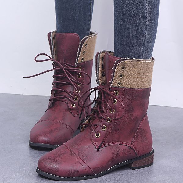 boots women walking shoes lace up pu leather ankle boots western ladies booties outdoor sneakers footwear zapatos mujer
boots women walking shoes lace up pu leather ankle boots western ladies booties outdoor sneakers footwear zapatos mujer