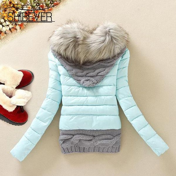 autumn winter women jacket coat knitting cotton padding hooded ladies short coat sweaters bomber jackets female outwear zjt354 s18101204, Black;brown
autumn winter women jacket coat knitting cotton padding hooded ladies short coat sweaters bomber jackets female outwear zjt354 s18101204, Black;brown