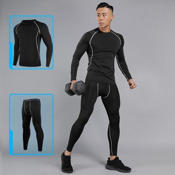 running sets men's gym sportswear suit fitness t-shirt shorts sports training clothes breathable jogging pants men sweatpants, Black;blue
running sets men's gym sportswear suit fitness t-shirt shorts sports training clothes breathable jogging pants men sweatpants, Black;blue