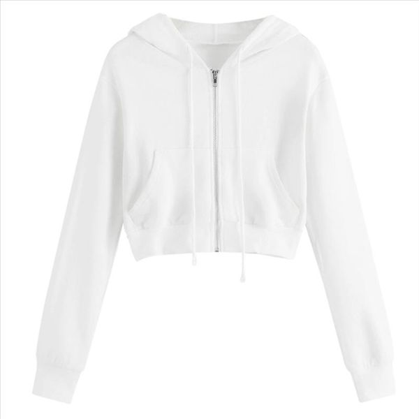 women sweatshirt hoodie cropped zip solid spring long sleeve casual pullover 2020 plus size jacket streetwear korean clothes, Black
women sweatshirt hoodie cropped zip solid spring long sleeve casual pullover 2020 plus size jacket streetwear korean clothes, Black