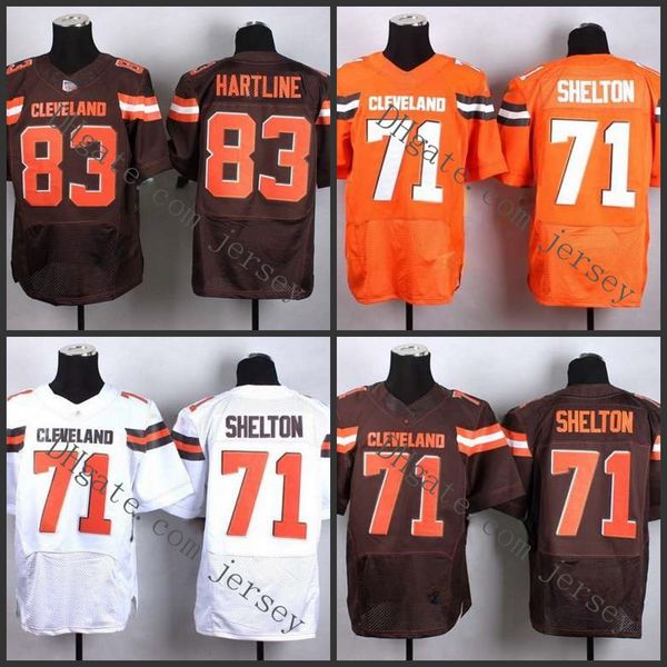 cleveland browns red 83 brian hartline71 danny shelton bowe orange white brown retired player nfl men women youth jersey, Black;red 
cleveland browns red 83 brian hartline71 danny shelton bowe orange white brown retired player nfl men women youth jersey, Black;red