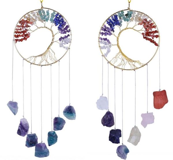 tumbeelluwa tree of life natural raw stones wind chimes healing 7 chakra crystal hanging ornament for window home garden decor, Pink;blue
tumbeelluwa tree of life natural raw stones wind chimes healing 7 chakra crystal hanging ornament for window home garden decor, Pink;blue