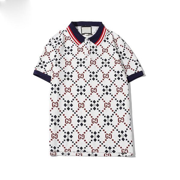 2020 summer new style men's luxury high-quality embroidered polo shirt short sleeve cool cotton slim casual business men's shirt, Black;brown
2020 summer new style men's luxury high-quality embroidered polo shirt short sleeve cool cotton slim casual business men's shirt, Black;brown